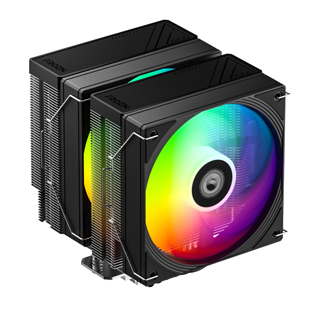 ID-Cooling Frozn A620 Pro SE ARGB Twin Tower CPU Cooler with 2x120mm PWM FAN (Black)