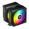 ID-Cooling Frozn A620 Pro SE ARGB Twin Tower CPU Cooler with 2x120mm PWM FAN (Black)