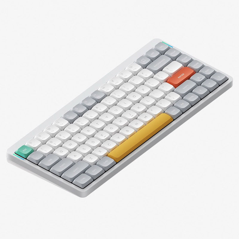 NuPhy Air75 V2 QMK/VIA RGB Hot-Swappable 84-Key Wireless Mechanical Keyboard (Cowberry Switch)
