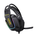 Onikuma X13 RGB Colorful Lighting Wired Gaming Headset With Noise Cancelling Microphone (Black)