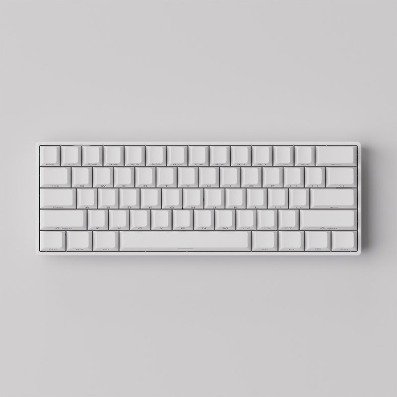 MonsGeek FUN60 Pro SP Shine-Through White Multi-Mode RGB Mechanical Keyboard 