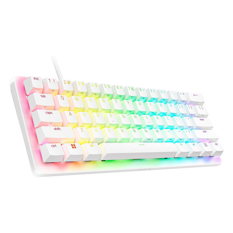 Razer Huntsman V3 Pro Mini 60% Analog Optical Esports Keyboard (White)