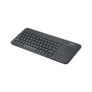 Logitech K400 Plus TV Wireless Touch Keyboard (Windows/Chrome OS/Android) Black