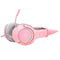Onikuma K9 7.1 Version Surround Sound RGB Stereo Gaming Headset (Pink)