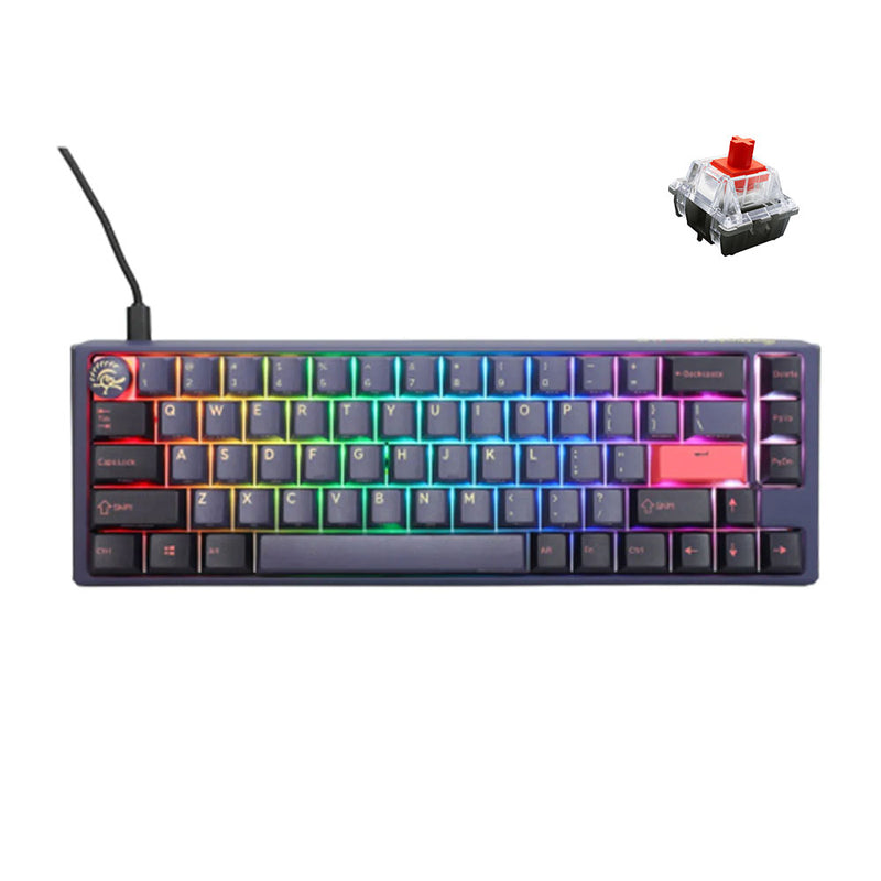 Ducky One 3 SF Cosmic Blue Hotswap RGB Double-Shot PBT Mechanical Keyboard