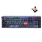 Ducky One 3 Cosmic Blue Hotswap Double Shot PBT Mechanical Keyboard (Cherry RGB Red)