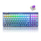 Redragon Garen Pro 100-Keys Hot-Swappable RGB Wireless Mechanical Keyboard (Dust-Proof Purple Switch) White-Blue (K656WB-RGB-PRO)
