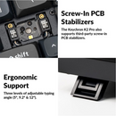 Keychron K10 Pro QMK/VIA Fully-Assembled RGB Backlit Full Size Wireless Mechanical Keyboard (Black)