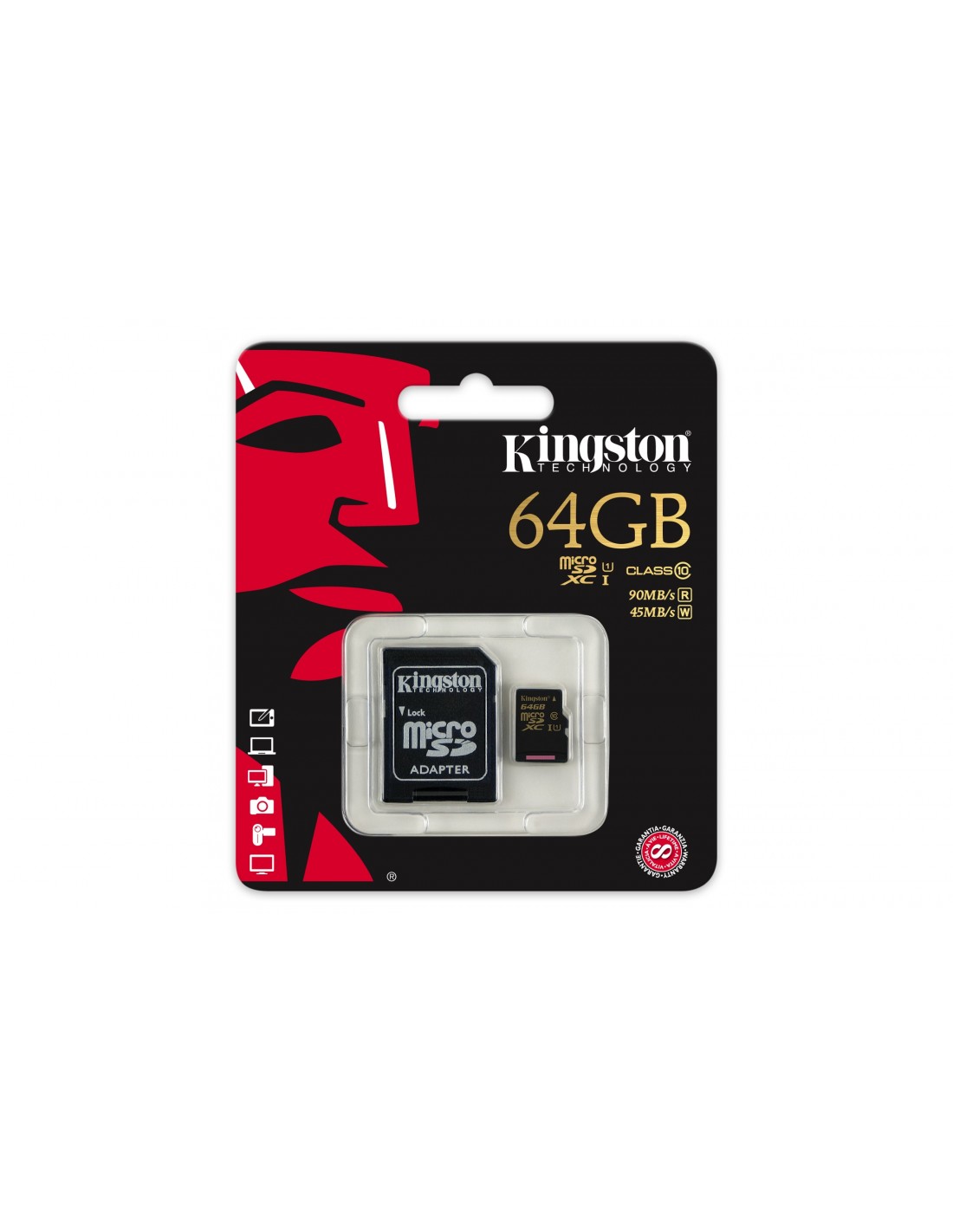 Kingston SDCA10/64GB Micro SDHC XC CLASS 10