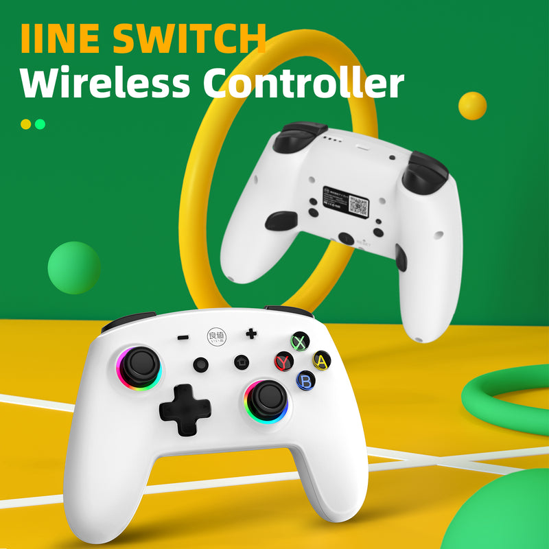 IINE Switch Macro Programming Controller PPD Exclusive For Switch / Switch Lite / Switch OLED (White) (L804)