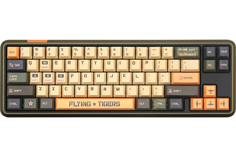 Ducky X Varmilo Miya Pro 68 Flying Tiger Wired Mechanical Keyboard (Cherry MX Brown)