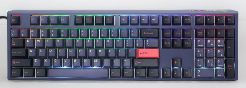 Ducky One 3 Cosmic Blue Hotswap Double Shot PBT Mechanical Keyboard (Cherry RGB Red) (DKON2108ST-RUSPDCOVVVC2)