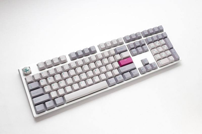 Ducky One 3 Mist Grey Hotswap Double Shot PBT Mechanical Keyboard