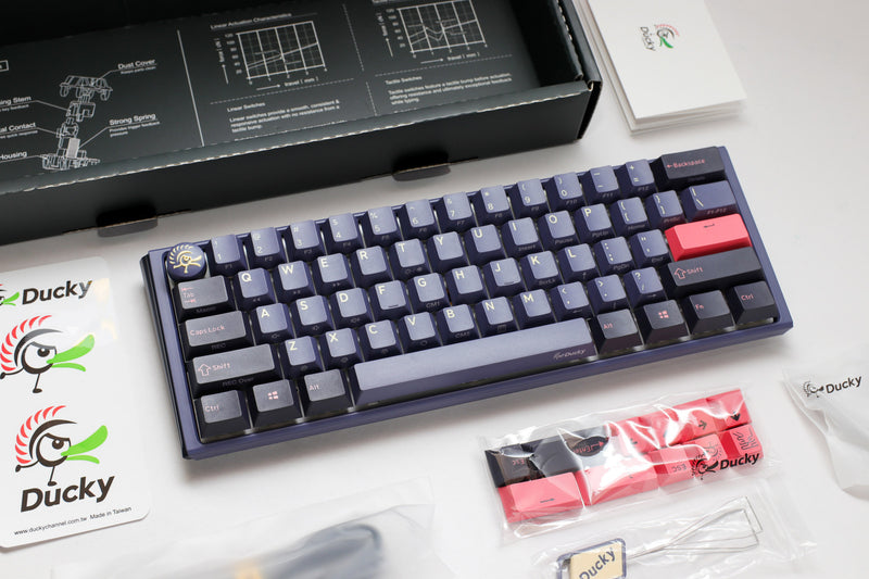 Ducky One 3 Mini Cosmic Blue Hotswap RGB PBT Mechanical Keyboard