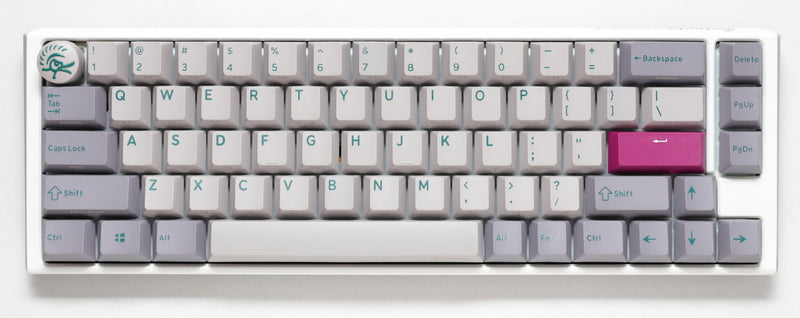 Ducky One 3 SF Mist Grey Hotswap RGB Double-Shot Mechanical Keyboard