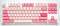 Ducky One 3 Gossamer Pink TKL Hotswap PBT Mechanical Keyboard