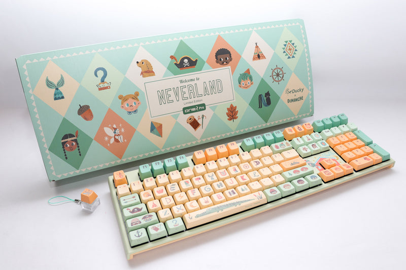 Ducky X Dimanche One 2 Pro Peter Pan Neverland Limited Ed. Mech Keyboard (Varmilo EC Iris V2 Switch)