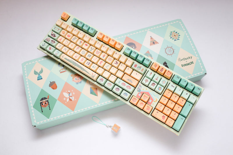 Ducky X Dimanche One 2 Pro Peter Pan Neverland Limited Ed. Mech Keyboard (Varmilo EC Iris V2 Switch)