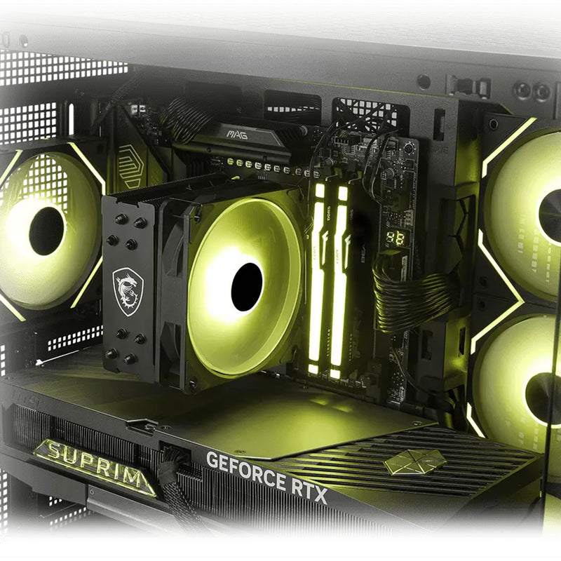 MSI MAG COREFROZR AA13 ARGB CPU Cooler Fan (Black)