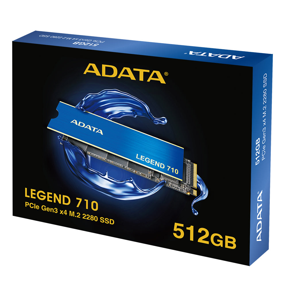 Adata Legend 710 512GB PCIE Gen3 X4 2280 Internal SSD (ALEG-710-512GCS)