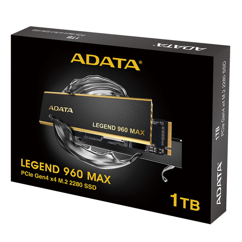 Adata Legend 960 Max 1TB PCIE GEN4 X4 M.2 2280 Internal Gaming SSD With Heatsink