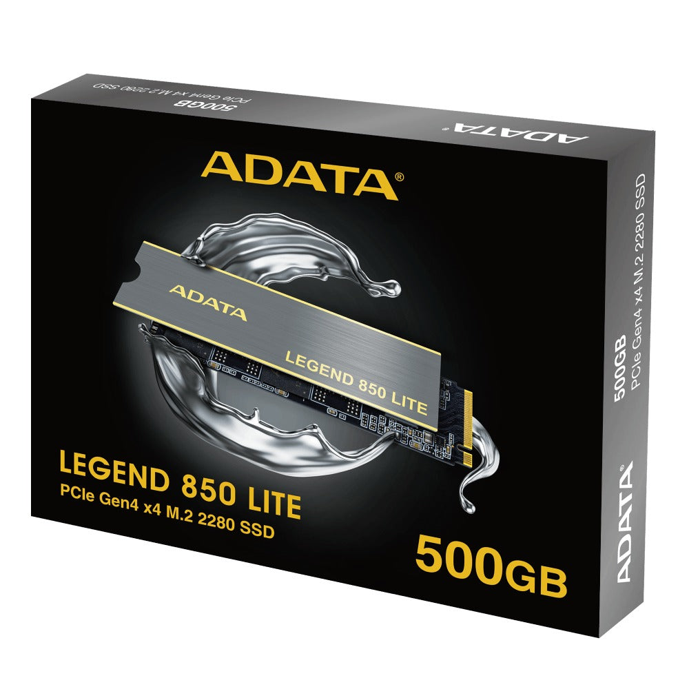 Adata Legend 850 Lite 500GB PCIE GEN4 X4 M.2 2280 Internal SSD