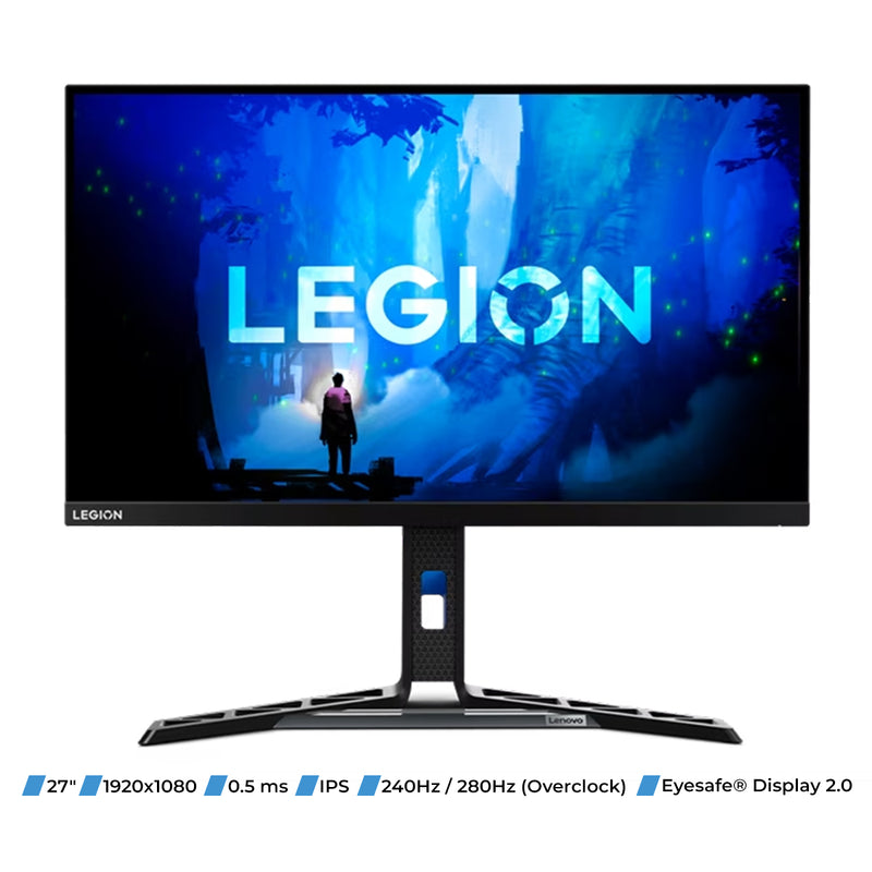 Lenovo Legion Y27F-30 67A6GAC3PH 27" FHD IPS 240Hz 0.5ms Flat Panel LCD Gaming Monitor (Raven Black)