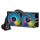 Arctic Liquid Freezer II 280 A-RGB Multi Compatible AIO CPU Water Cooler (Black) (ACFRE00106A)