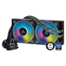 Arctic Liquid Freezer II 280 A-RGB Multi Compatible AIO CPU Water Cooler (Black) (ACFRE00106A)