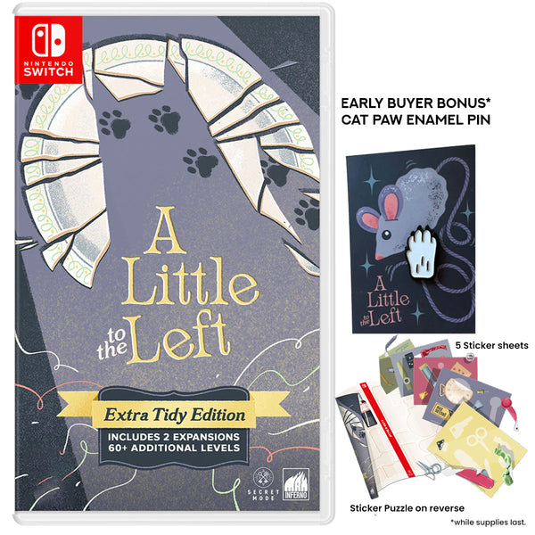 Nintendo Switch A Little to the Left Extra Tidy Edition
