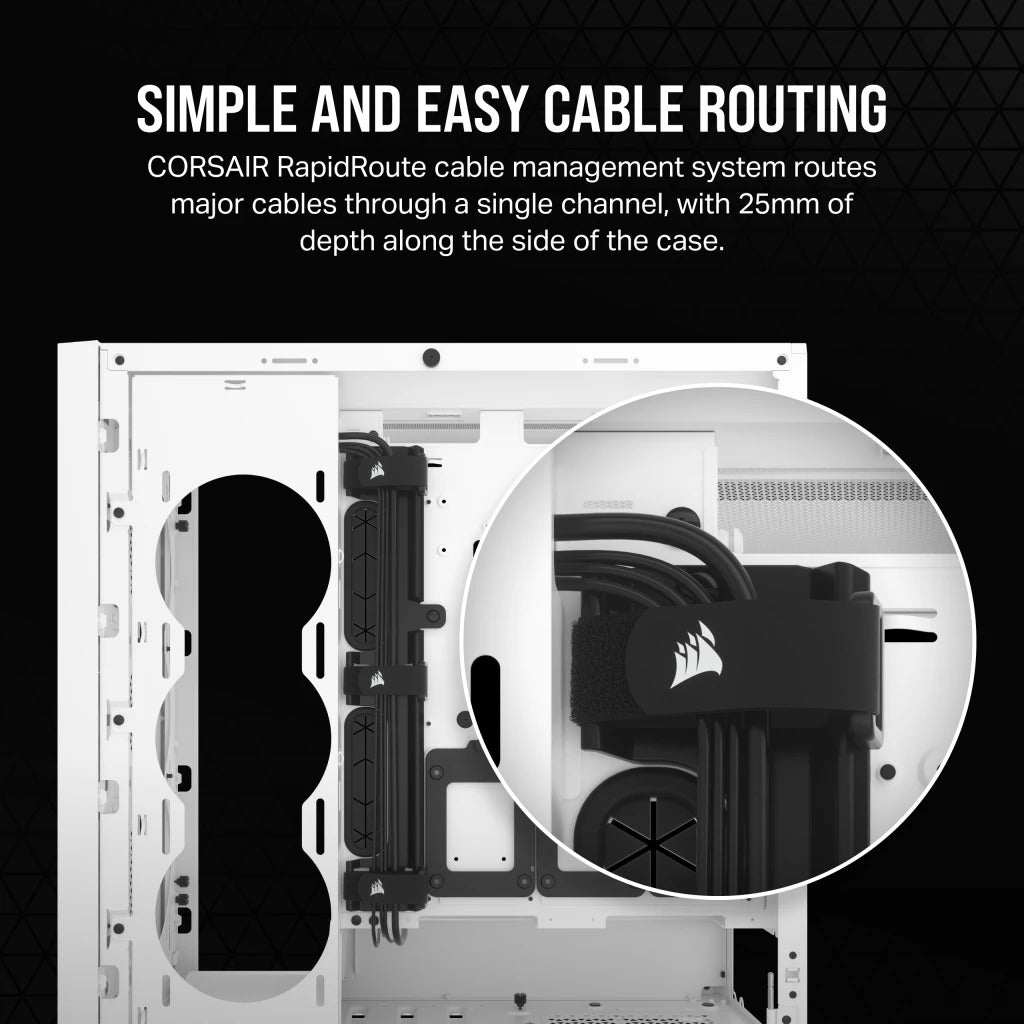 Corsair 5000D Airflow Core Tempered Glass Mid-Tower ATX PC Case (Black ...