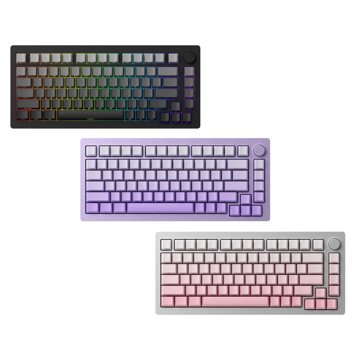 Monsgeek M1 HE-SP RGB Hot-Swappable Mechanical Keyboard (Akko Cream Yellow Magnetic)