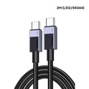 Ugreen USB-C to USB-C 100W PD Fast Charging Cable - (Space Grey) (0.5M, 2M, 3M)