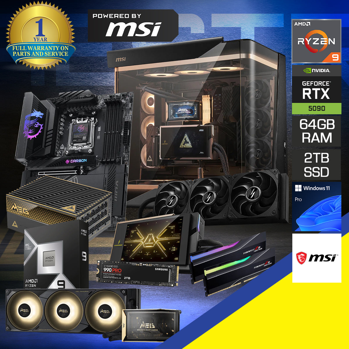 MSI MAESTRO Desktop Gaming PC