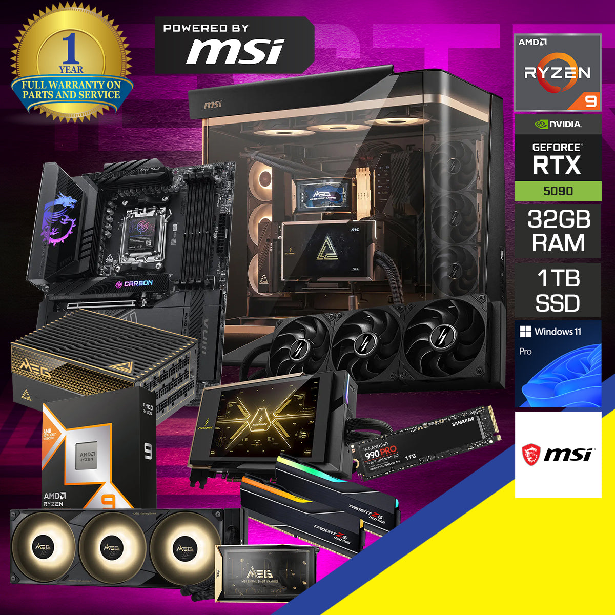 MSI MAESTRO Desktop Gaming PC