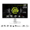 MSI MAG 274URFW 27" 4K UHD (3840x2160) 160Hz 0.5ms GTG Rapid IPS Flat Gaming Monitor (White)