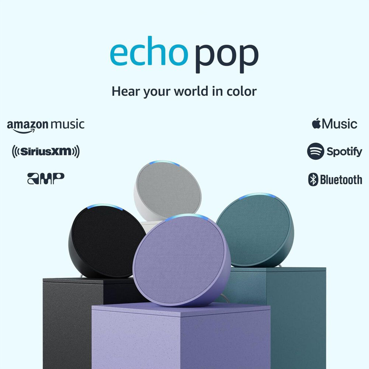 Amazon Echo Pop Smart Speaker With Alexa 1st Gen