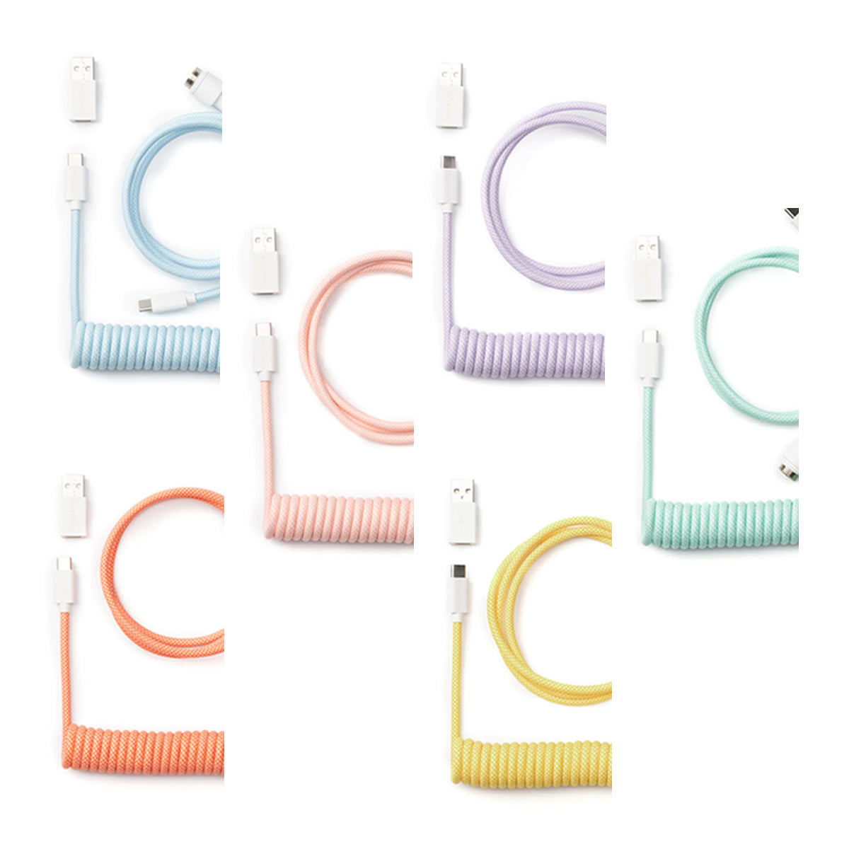 Keychron Coiled Aviator Type-C Straight Cable