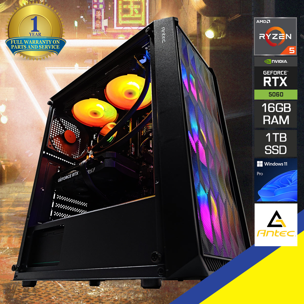 Sigma NX292 Black Desktop Gaming PC