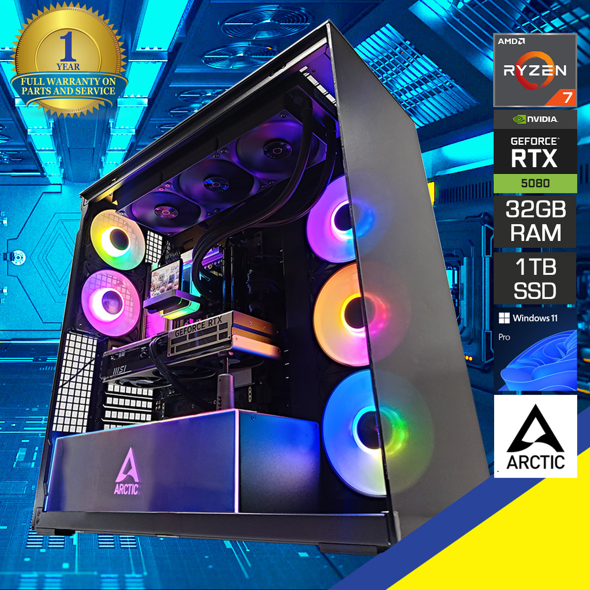 Ultra Xtender Black Desktop Gaming PC