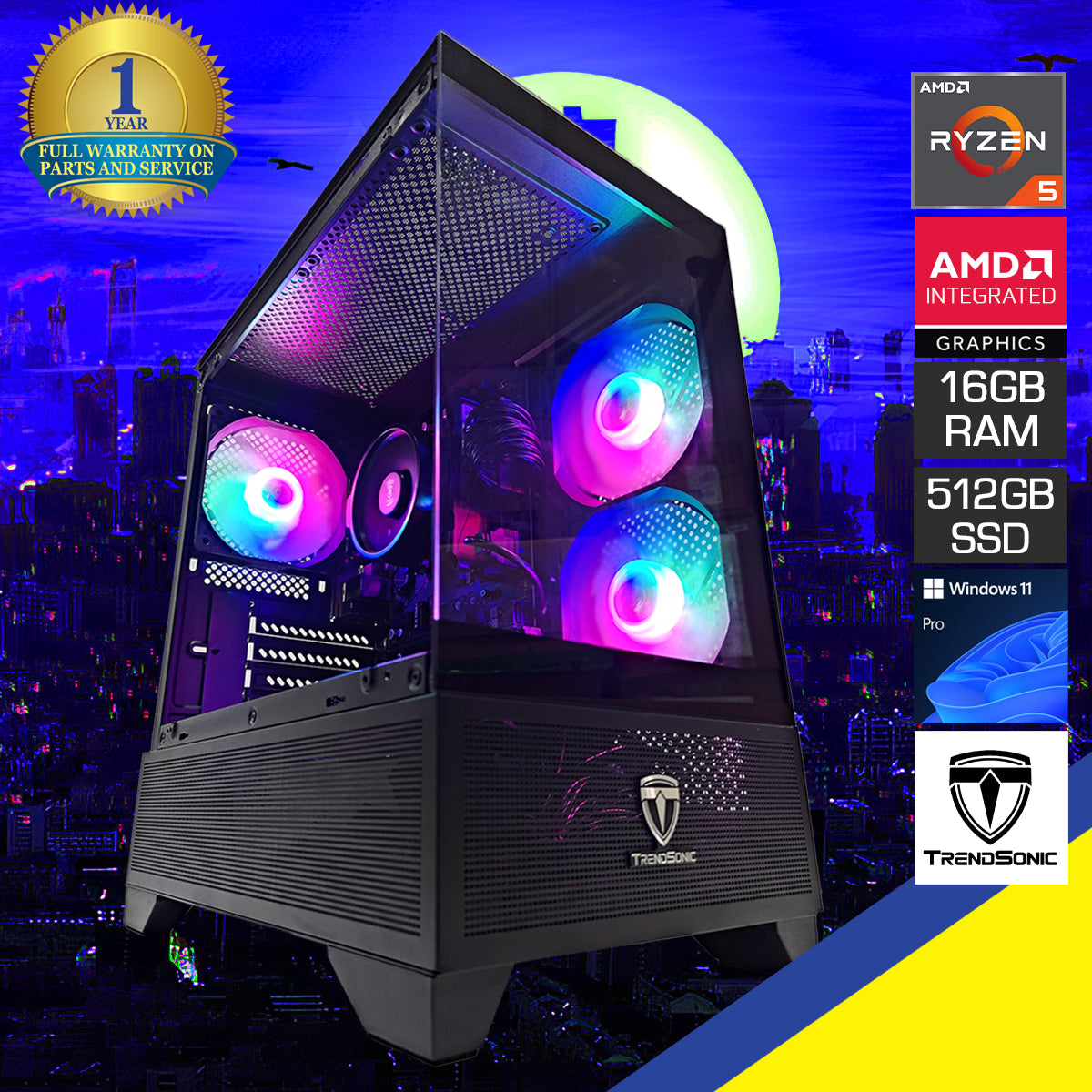Alpha Lite Xion Black Desktop Gaming PC