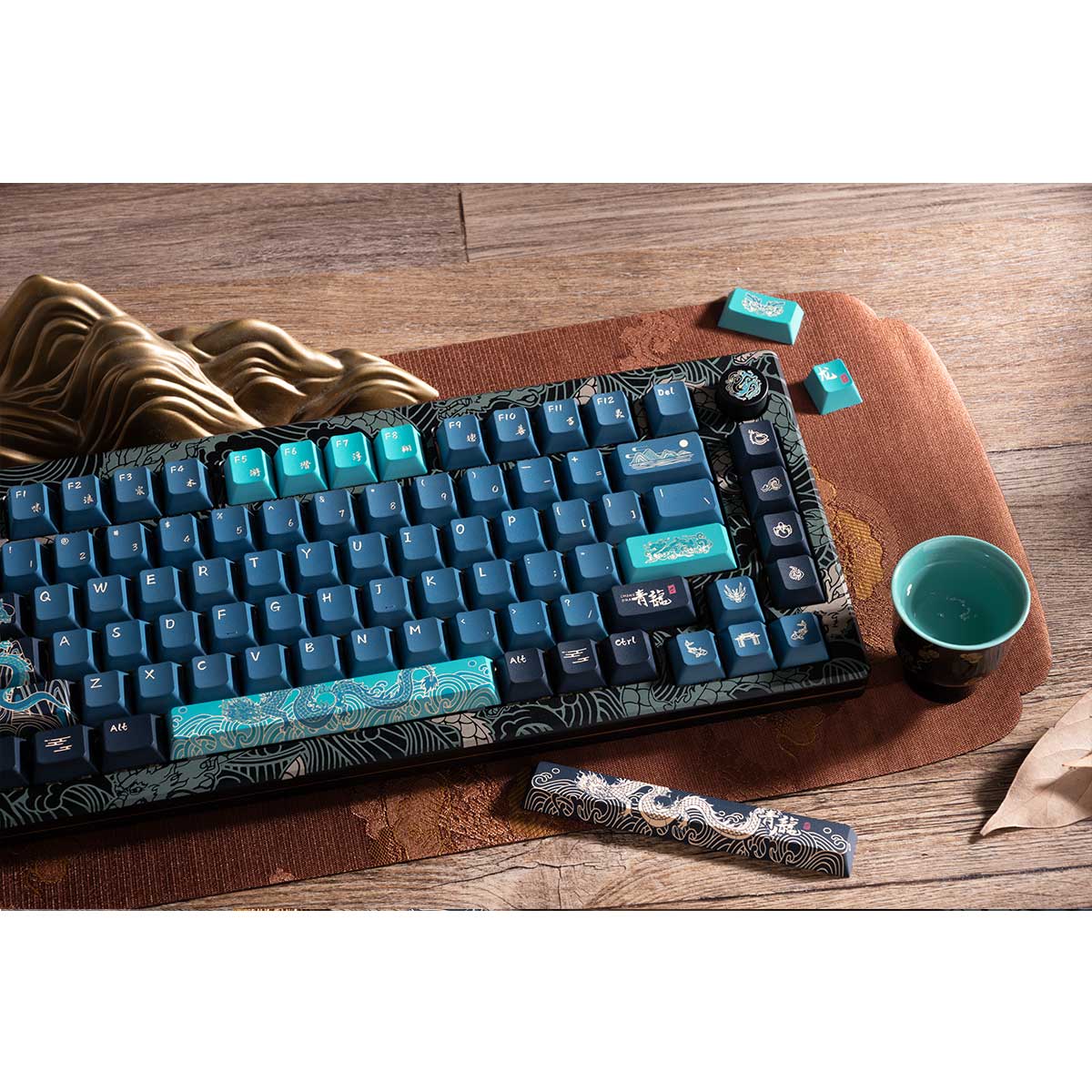 Akko Mod 007 V3 HE Year Of Dragon RGB Mechanical Keyboard (Akko Cream Yellow Magnetic)