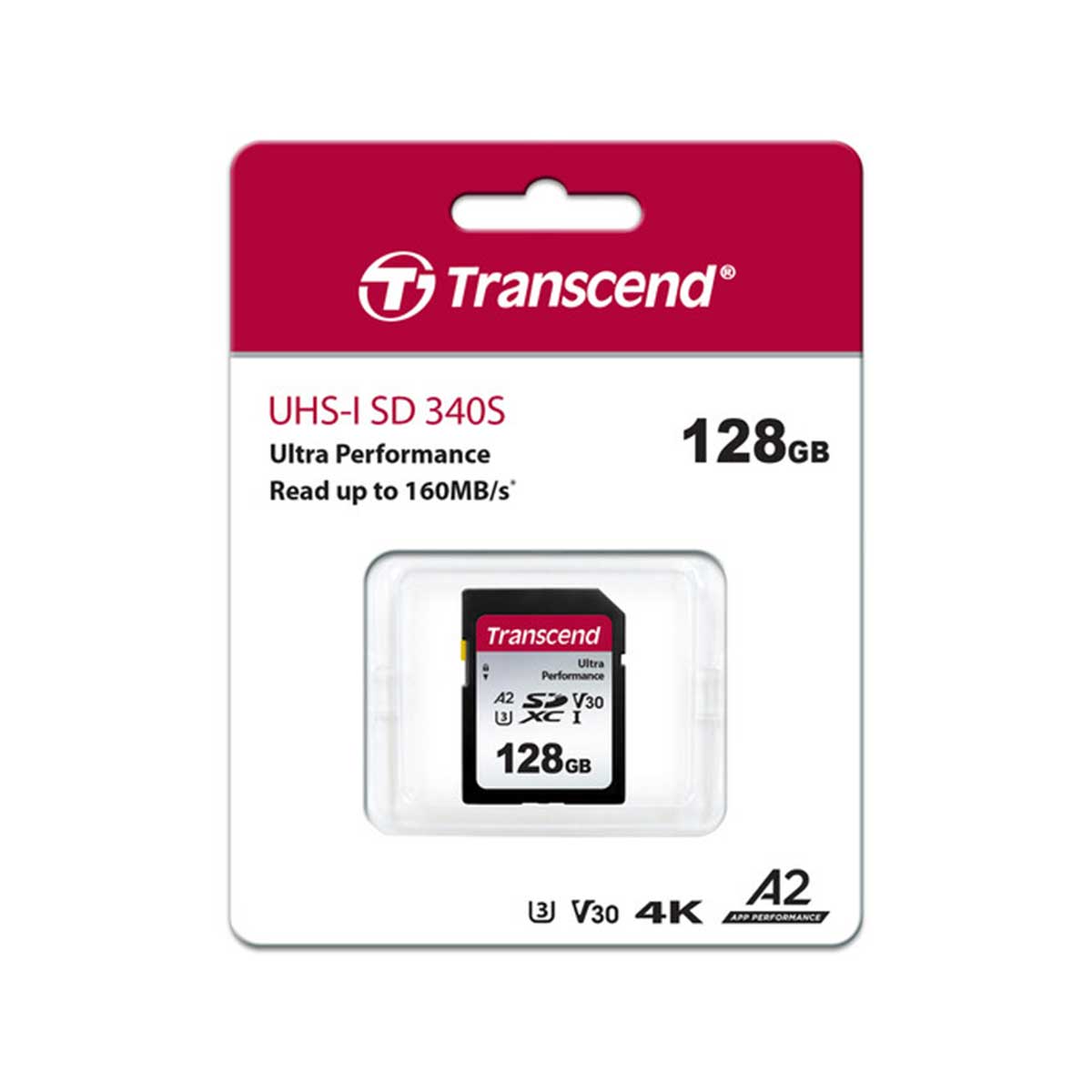 Transcend 340S Ultra Performance SDXC UHS-I U3 V30 A2 160MB/S Read SD Card