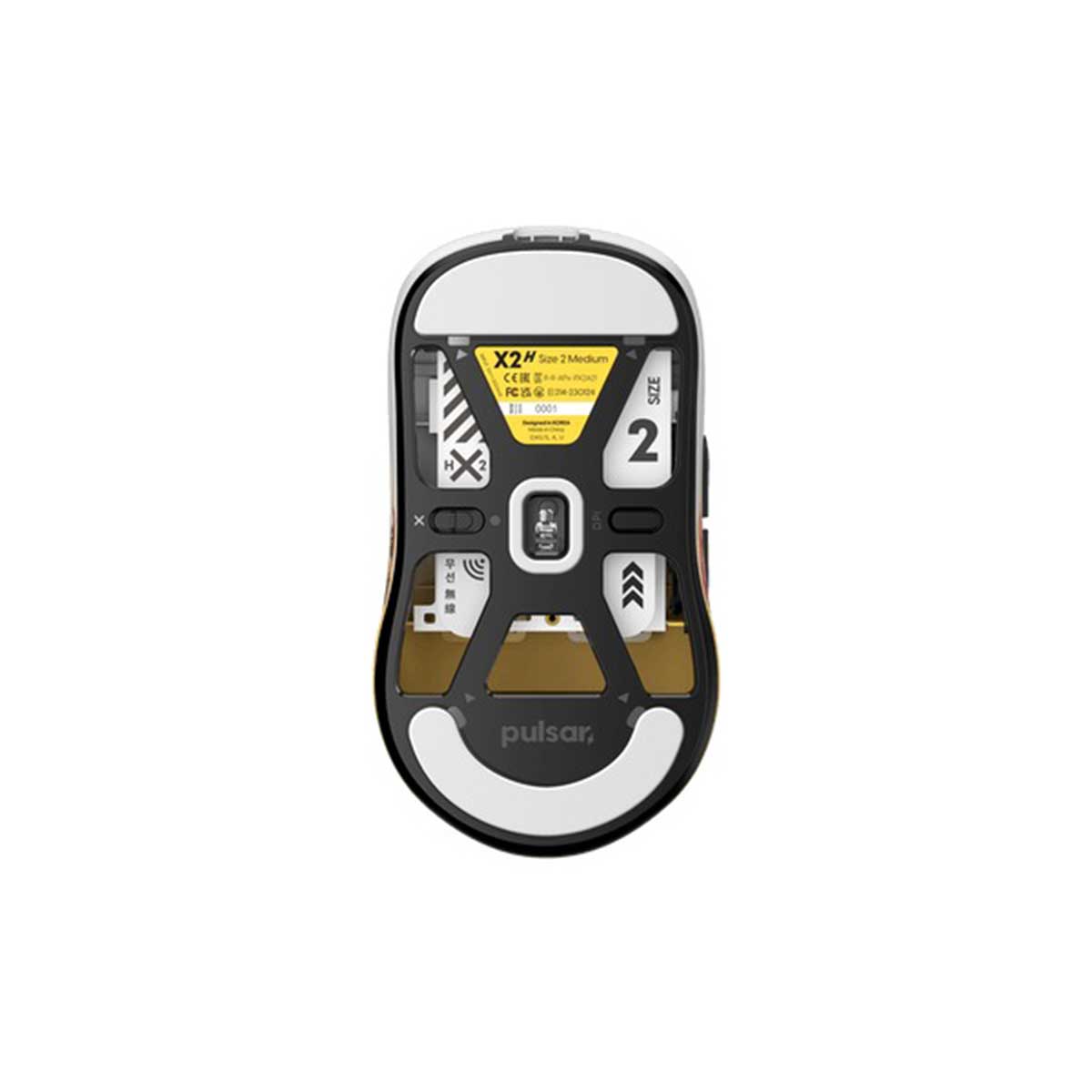 Pulsar X2H Symmetrical Ultralight Wireless Gaming Mouse Demon Slayer Rengoku Kyojuro Limited Edition Size 2 (PX2H2KJ)