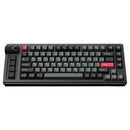 Keychron Lemokey L1 QMK/VIA Fully Assembled With Knob RGB Backlit Hot-Swappable 75% Wireless Custom Gaming Keyboard - Carbon Black (Gateron Jupiter Red Switch) (L1-M1)