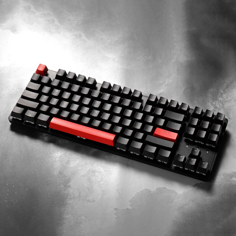 Keychron Lemokey X1 QMK/VIA Red Backlight TKL Wired Mechanical Gaming Keyboard - DataBlitz