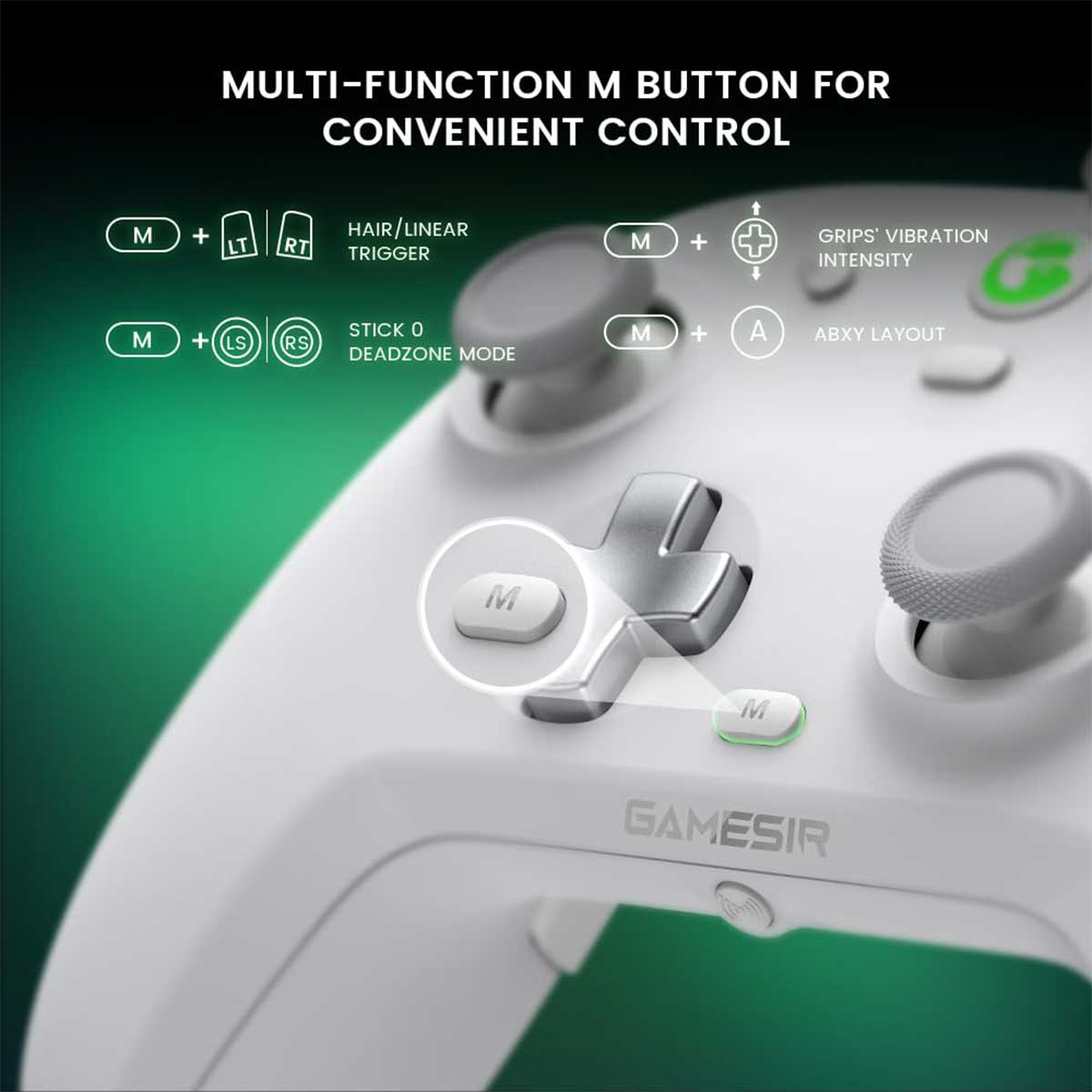 Gamesir T4 Cyclone Pro Multi-Platform Wireless Gamepad with Hall Effect Sticks and Triggers