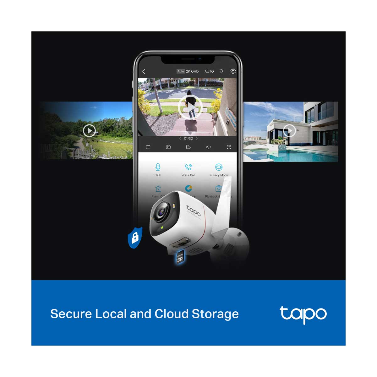 TP-Link Tapo C325WB 2K QHD Outdoor Security Wi-Fi Camera