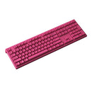 Monsgeek MG108B Rose Red RGB Hot Swappable Mechanical Keyboard (V3 Cream Yellow Pro)