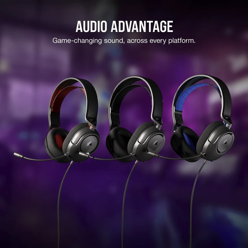 Corsair HS35 Surround V2 Multiplatform Wired Gaming Headset (Carbon)